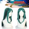 Lum Lamu Long Green Cartoon Cosplay Wig For Any Face Shape