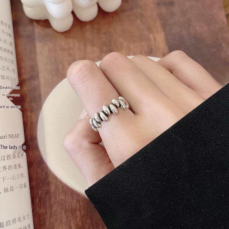 Inel Thai Argint pentru Femei, Stivuibil - Argint 925, Design de Nișă, Bijuterii Simple și Versatile