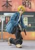 TAMASHII NATIONS SAKAMOTO DAYS Asakura approximately PVC ABS painted action figure S.H.Figuarts Shin, 145mm, &