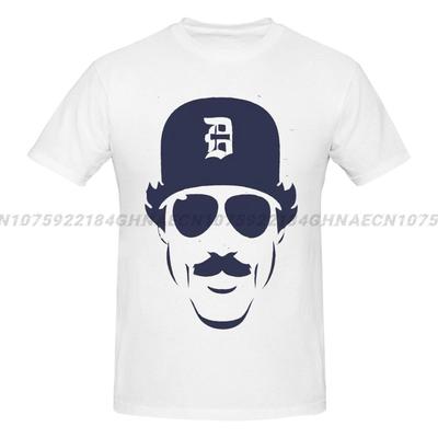 Magnum PI Stencil 80's TV Show Costume Party Hawaii Retro T-Shirt 100% Cotton O-Neck Short Sleeve Casual Mens T-shirt Size S-3XL