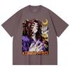 230 Gsm 100% Cotton Demon Slayer V105 Kokushibo Print Unisex Heavy Cotton T Shirt