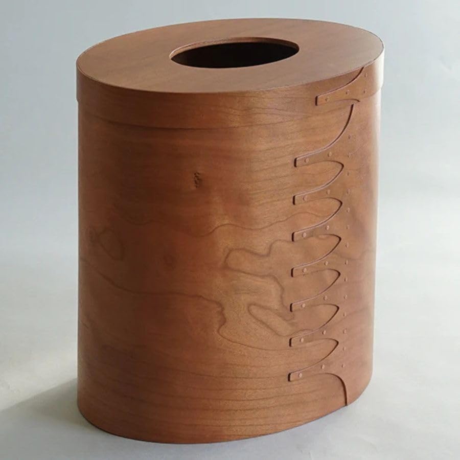 Shaker Box Wooden Axis Shaker Box Dustbin Snow White Dishcloth Set Trash Can Storage Box