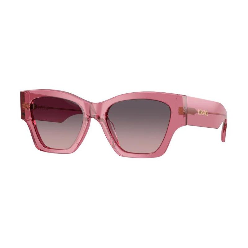 Versace Perfect Design Acetate Square Sunglasses Men's Pink 23763530 VE4492U 551646 53-Pink M (53-18)