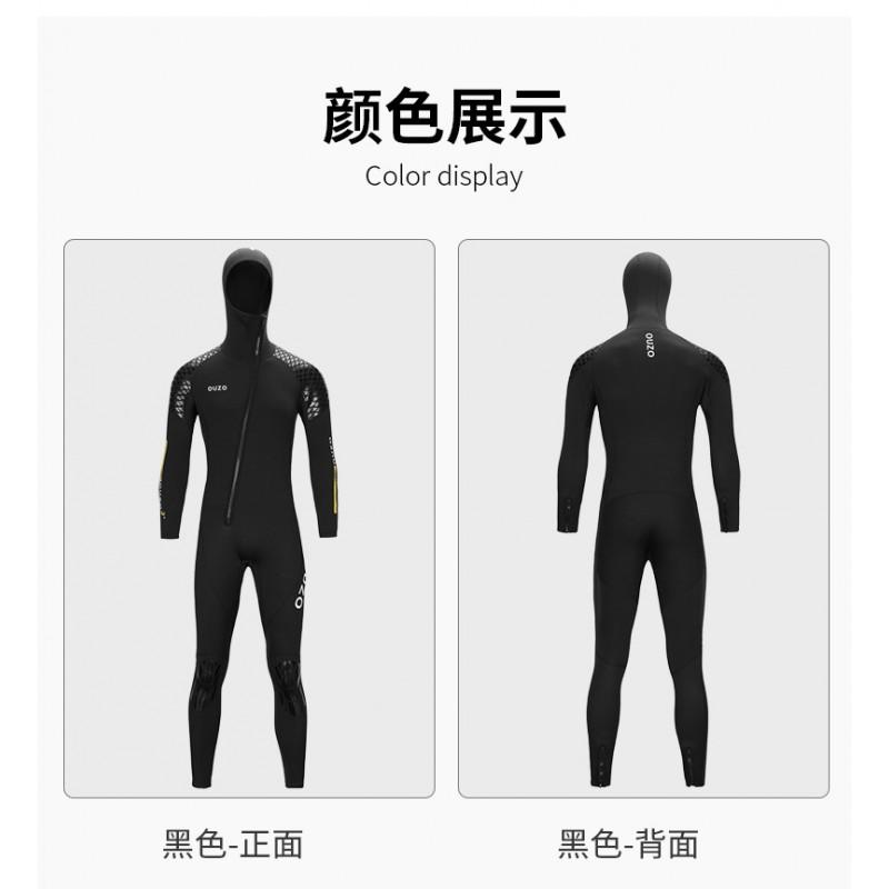 Diving Wetsuit 3mm Fullsuit Hooded Unisex Thermal Neoprene Surfing Snorkeling Winter Swimming