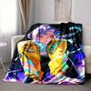 1pc KPop Demon Hunters Cozy Print Blanket Lightweight Warm Flannel Throw Blanket For Sofa, Bed, Living Room