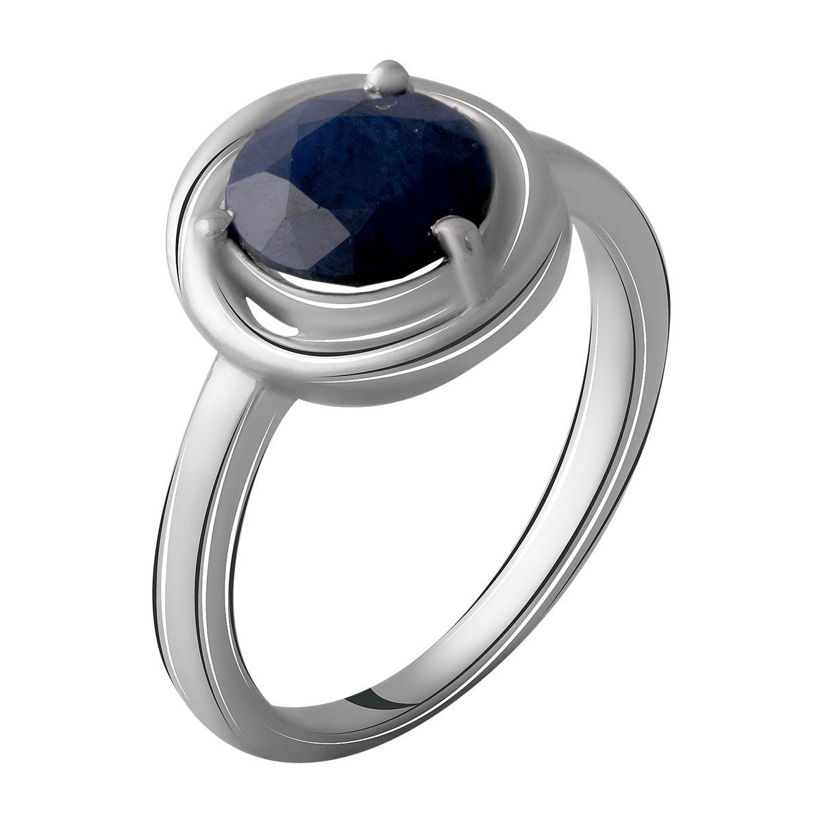 

Срібна каблучка з натуральним сапфіром 2.267ct (2057529) 18.5 сапфіровий