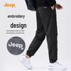 Men's Summer Thin Embroidered Loose Cargo Pants