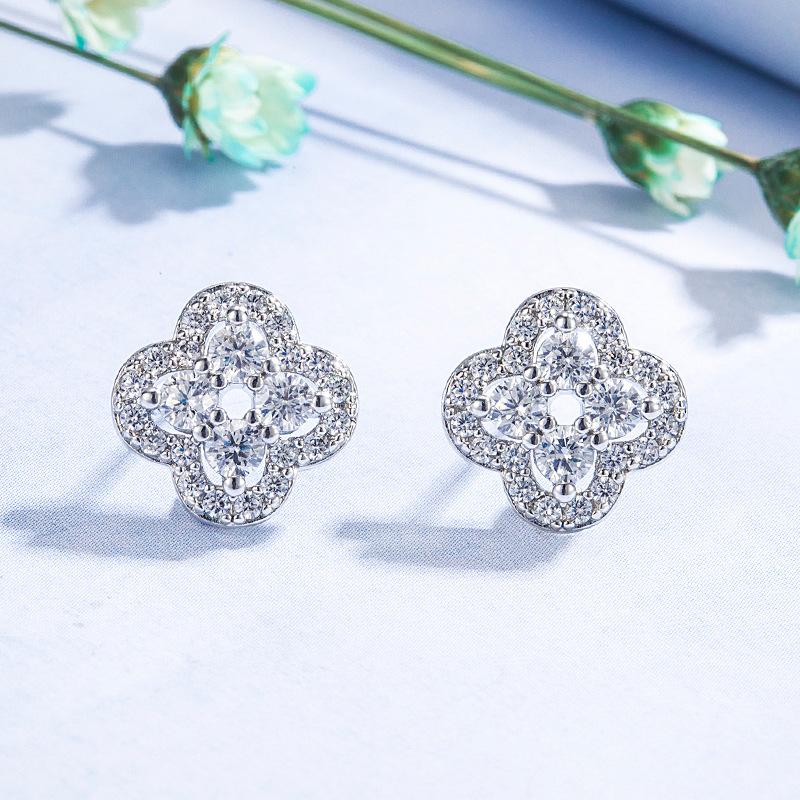 Lindon – boucles d'oreilles en alliage de cuivre et Zircon pour femmes, cadeaux de fête de mariage