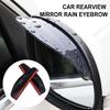 2Pcs Car Rearview Mirror Rain Eyebrow Protector Rain Cover Auto Rearview Mirror Sun Visor Shade Rain Cover Eyebrow Universal