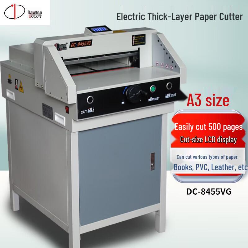 DOCON Heavy-Duty Electric Paper Cutters & Blades CN Plug (adapter Included)