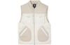 Down Vests Men's White Stand Collar Moderate Workwear 10021979-A02