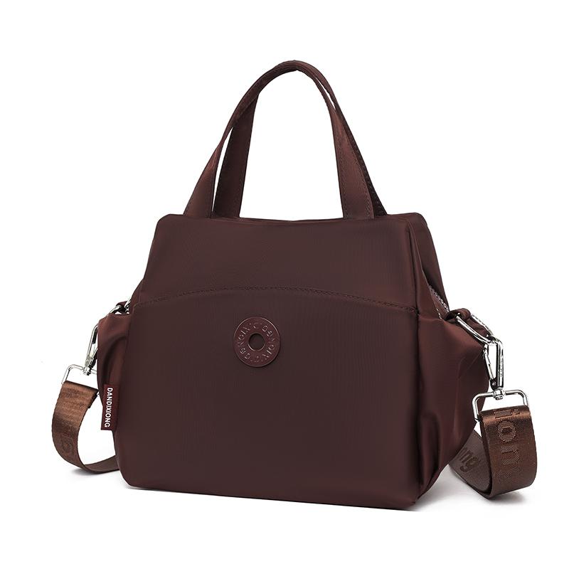 Water-resistant Nylon Handbag Women's Lightweight Multi-compartment Large Capacity Shoulder Bag