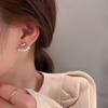Light Luxury Imitation Pearl Simple and Elegant Heart-shaped Pearl Stud Earrings for Girls High-end and Sweet Trendy Ear Jewelry