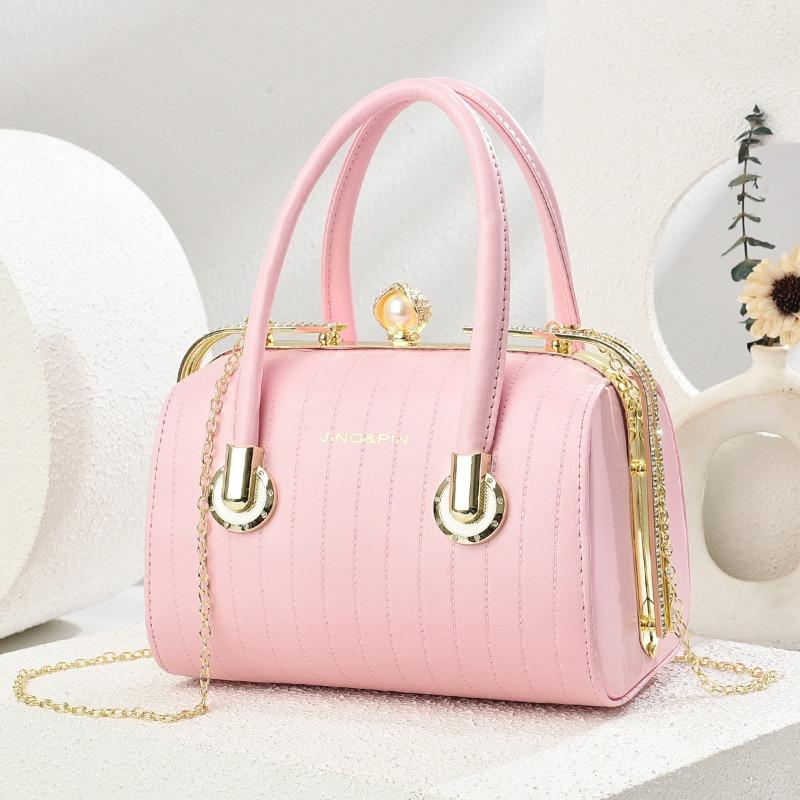 Retro Pu Leather Women's Handbag Fashi Girls Crossbody Shoulder Bag High-quality Exquisite Women's Bost Pillow Bag