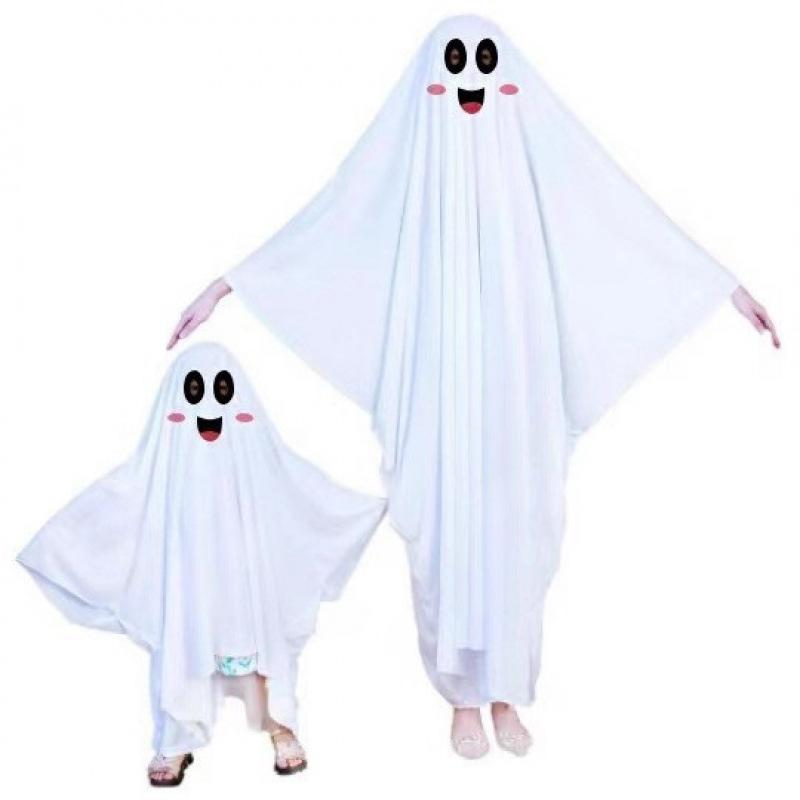 Halloween Red Face Black Face Masquerade Dress Up Children Costumes Cape Cape Ghost Children Halloween Adult