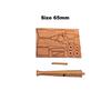 Birnbaumholz Deckskanone Schiffmodell Zubehör CNC Messingkanone + Birnbaumholz Lafette 1 Set