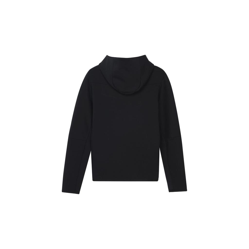 Nike Sportovní mikina s kapucí na zip Tech Fleece (Velikost Asie) Černá Pánská Streetwear CU4490-010