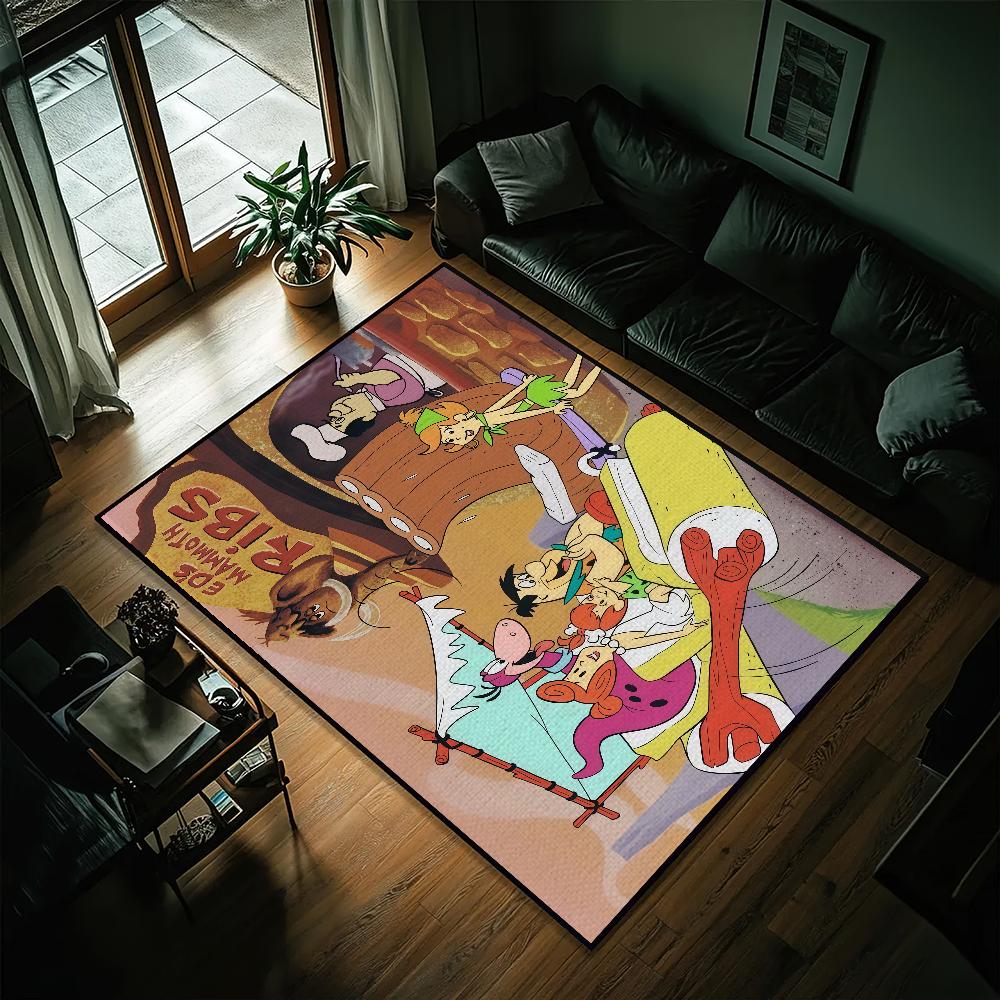 

Cartoon T-The Flintstones small carpet Bedside Kitchen Bath Living Home House Bedroom Floor Mat Doormat Rug Decoration SJR40x60CM