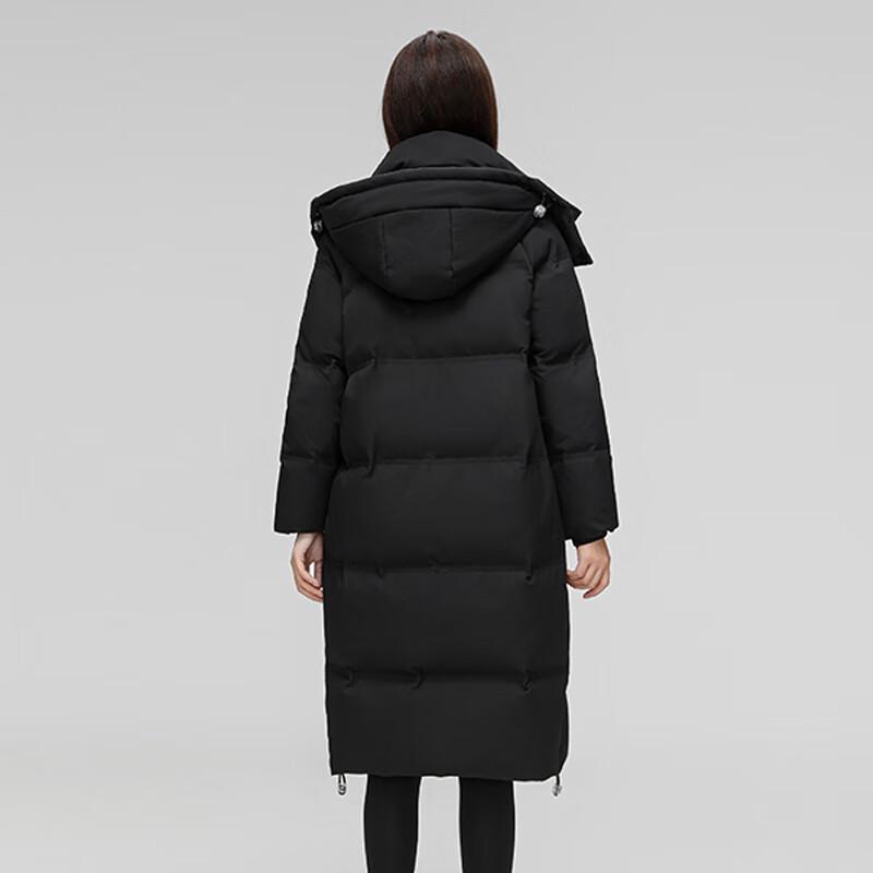 Xuezhongfei Women's Mid-Length Hooded 90% Down Parka