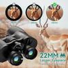 MLight 10-30X50 Zoom Binoculars for Adults, High Powered Military Binoculars for Bird Watching, Hunting, Outdoor, Hiking, Concerts Large