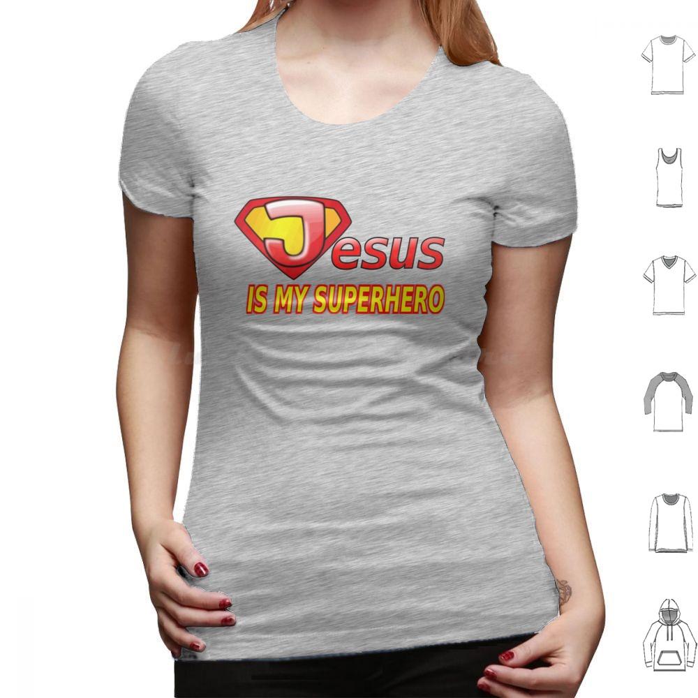Jesus Ist Mein Superheld T-Shirt Baumwolle Herren Damen DIY Druck Jesus Ist Mein Superheld Jesus Christus Lustig Christlich Jesus Ist Mein