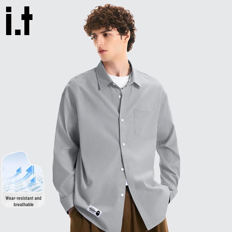 Fingercroxxit Men s Oxford Casual Long Sleeve Shirt L