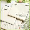 Retro Square Grid Flip-Open Loose-Leaf Student Notepad