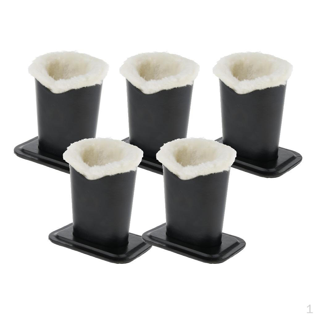 

5 шт. Черный держатель для очков с плюшевым чехлом для очков для женщин Ручка