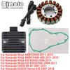 KLE 650 KLE650 2014 Engine Stator Coil+Voltage Regulator Rectifier For Kawasaki KLE650 Versys 650 ABS 2007-2014 with Gasket