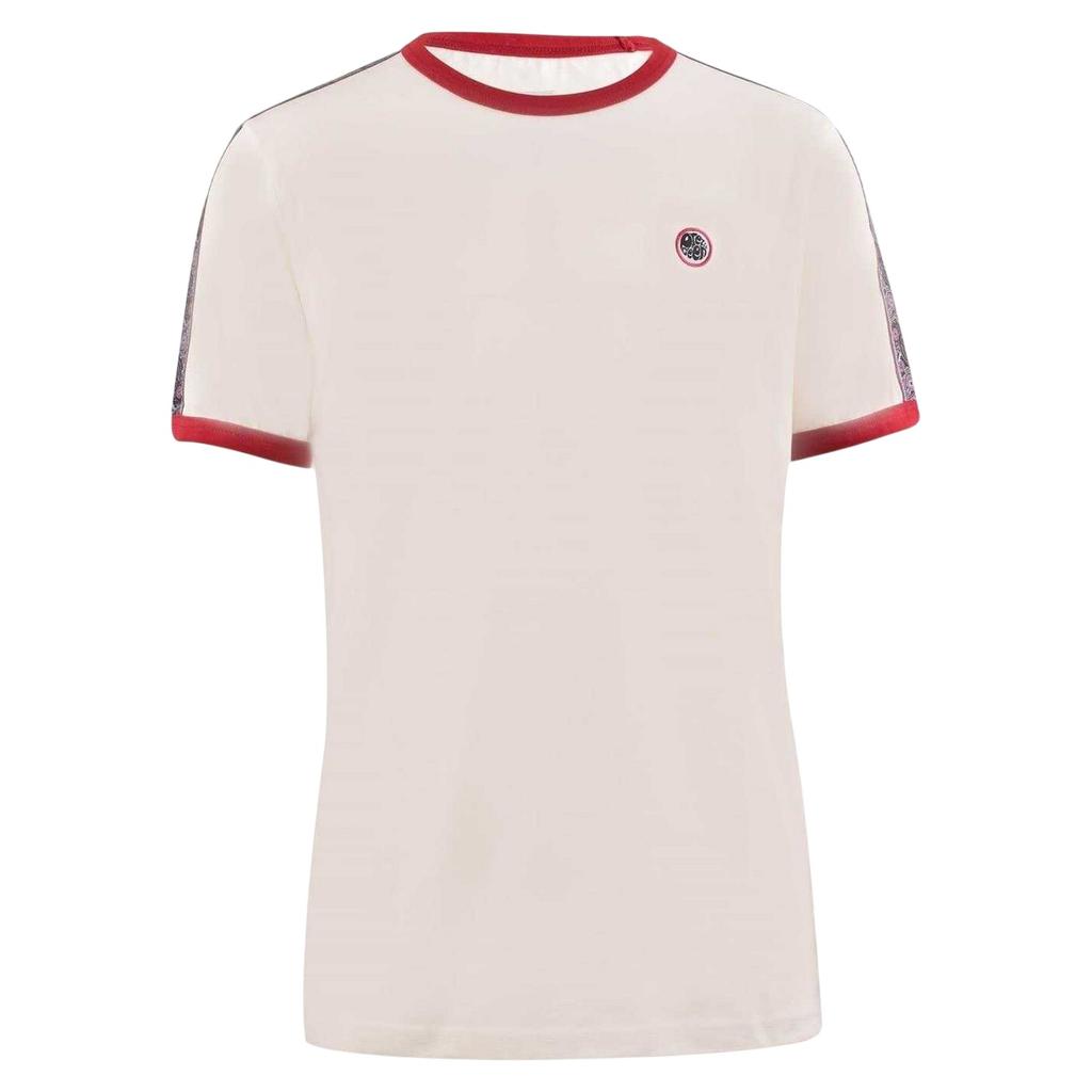 Pretty Green Mens Eclipse Paisley Taped T-Shirt