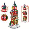 Small Granular Building Blocks Puzzle Toys, Assembling Building Models, Christmas Decorations Puzzle Kit, Christmas Gifts