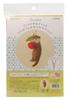 Hamanaka Felt Animal and Snack Mascots Made with Felted Wool Otter and H Kit - Cherry, 441-606