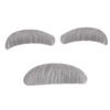 Stick-on Beard and Eyebrows Set Old Man Costume Prop False Eyebrow Grey-Mustache
