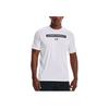 Under Armour Vent Casual Training Round Neck Loose Breathable Lightweight Short Sleeve T-Shirt Men Tops White 1365216-100