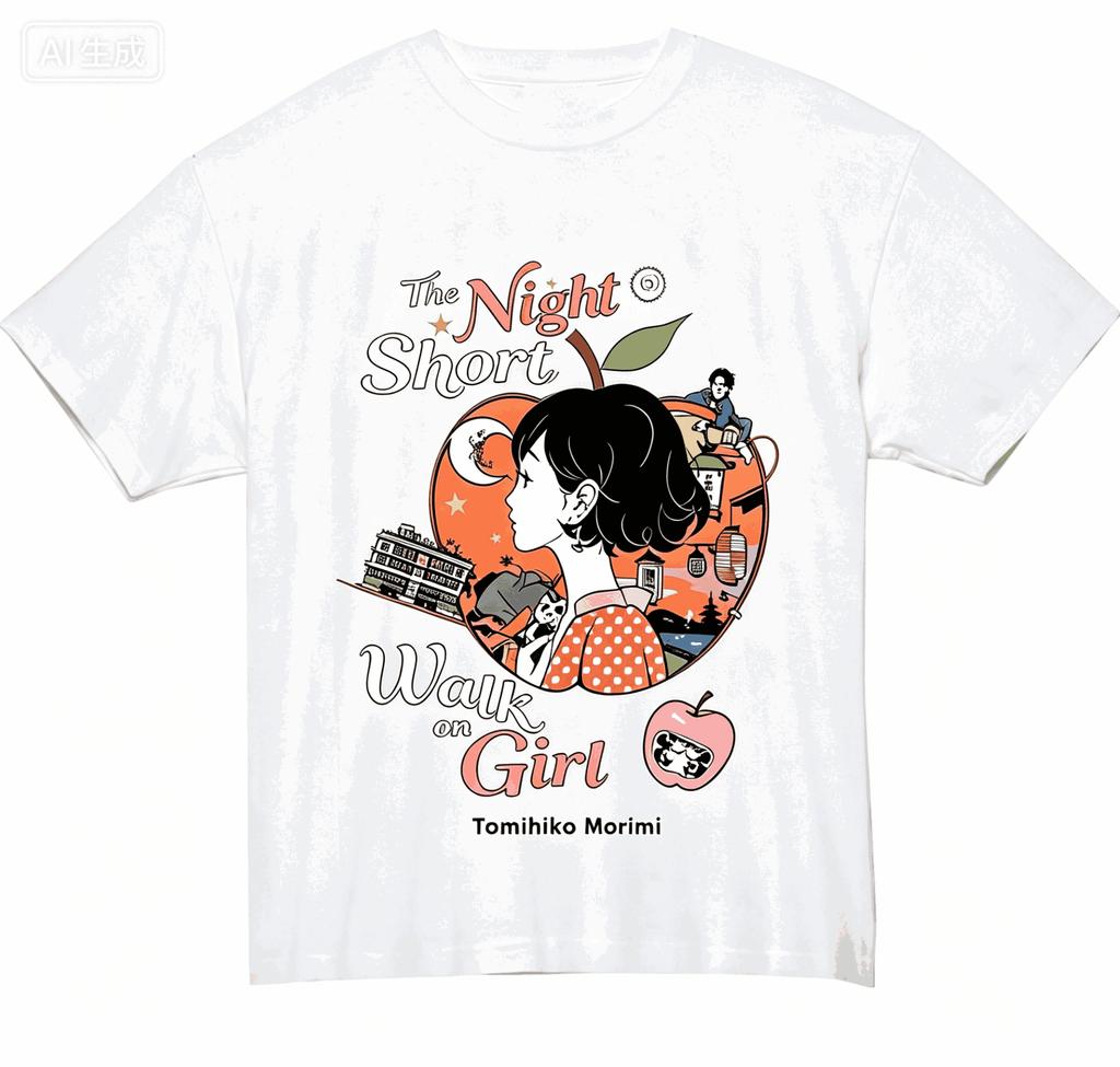 The Tatami Galaxy Anime Lover TShirt Harajuku Cotton NewModel High Street Retro Fashion Oversized Unisex Hot Product Tee Soft
