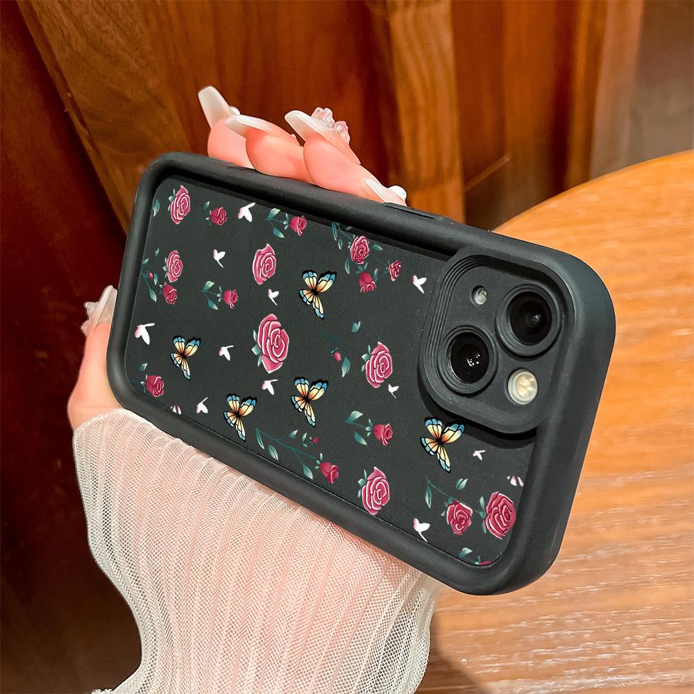 Soft Silicone Phone Casing Full Cover Camera Shockproof Protection Case for Samsung Xiaomi Redmi Poco