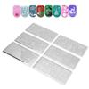 6Pcs Christmas Theme Nail Art Stamping Manicure DIY Template Image Plate Washable