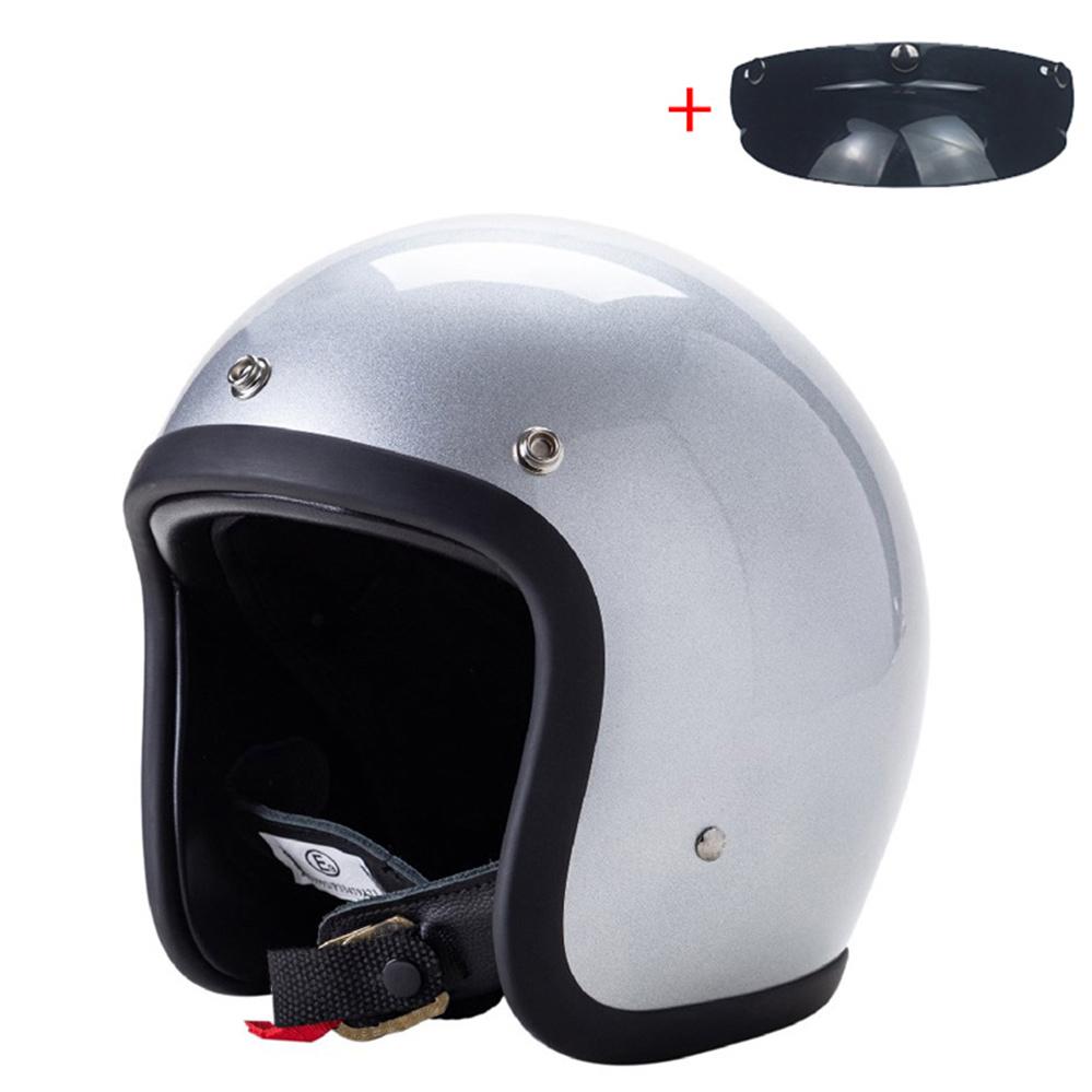 Japanese Korea Style Open Face Motorcycle Helmet Vintage 500TX Retro Scooter Riding 3/4 Jet Casco Moto Capacete BLD
