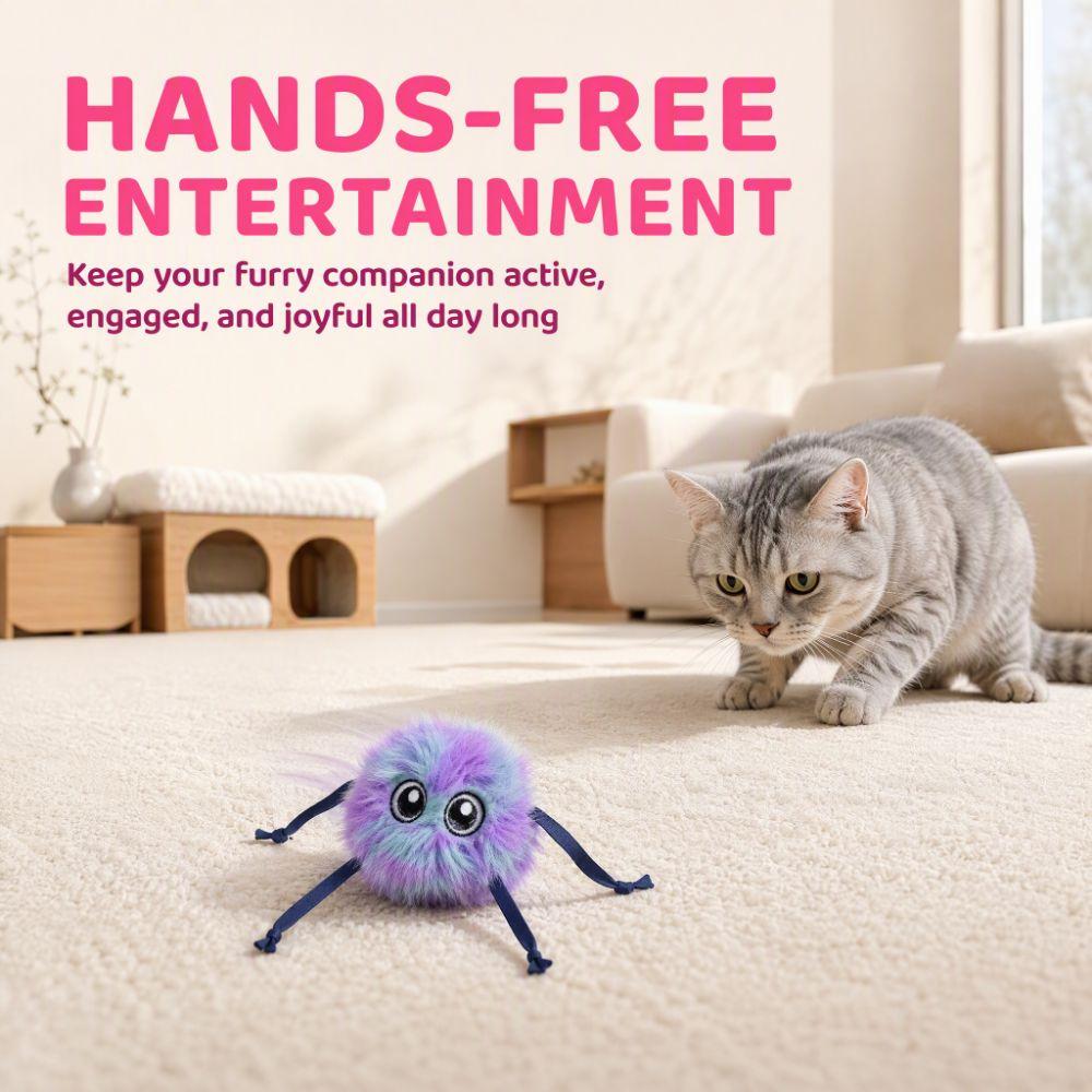 Automatic Cat Electric Jumping Ball Teeth Cleaning Pet Eletronic Smart Ball Cat Self Fun