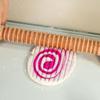 Screw Thread Design Wooden Embossing Rolling Pin for Creative Cookie and Pastry Baking in Kitchen