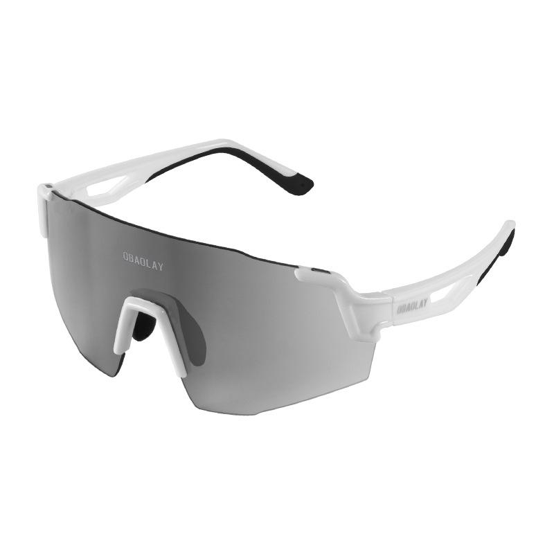 Oubao cycling glasses are anti-fog, color-changing, suitable for day and night use, bicycle goggles, outdoor professional sports glasses
