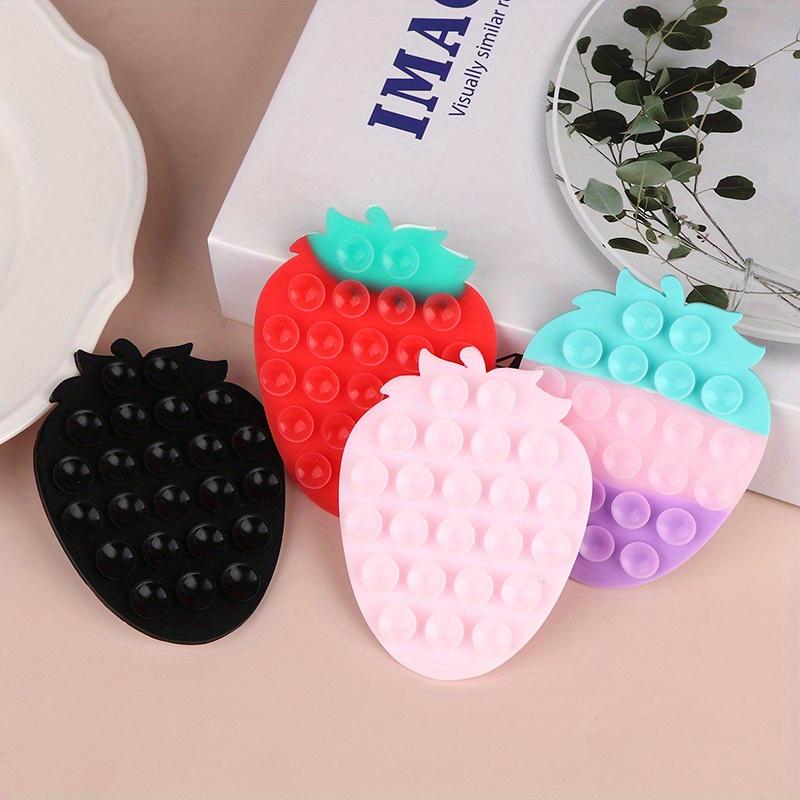 1Pc Strawberry Suction Cup Phone Holder, Portable Phone Mount, Navigation Stand, Phone Stand, Decorative Holder