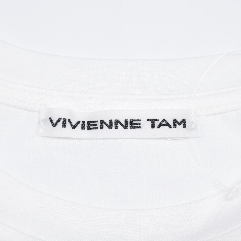 Vivienne Tam [Good Condition] 15175460 Marble Dragon Print T-shirt/ Tops 38 whiteUsed