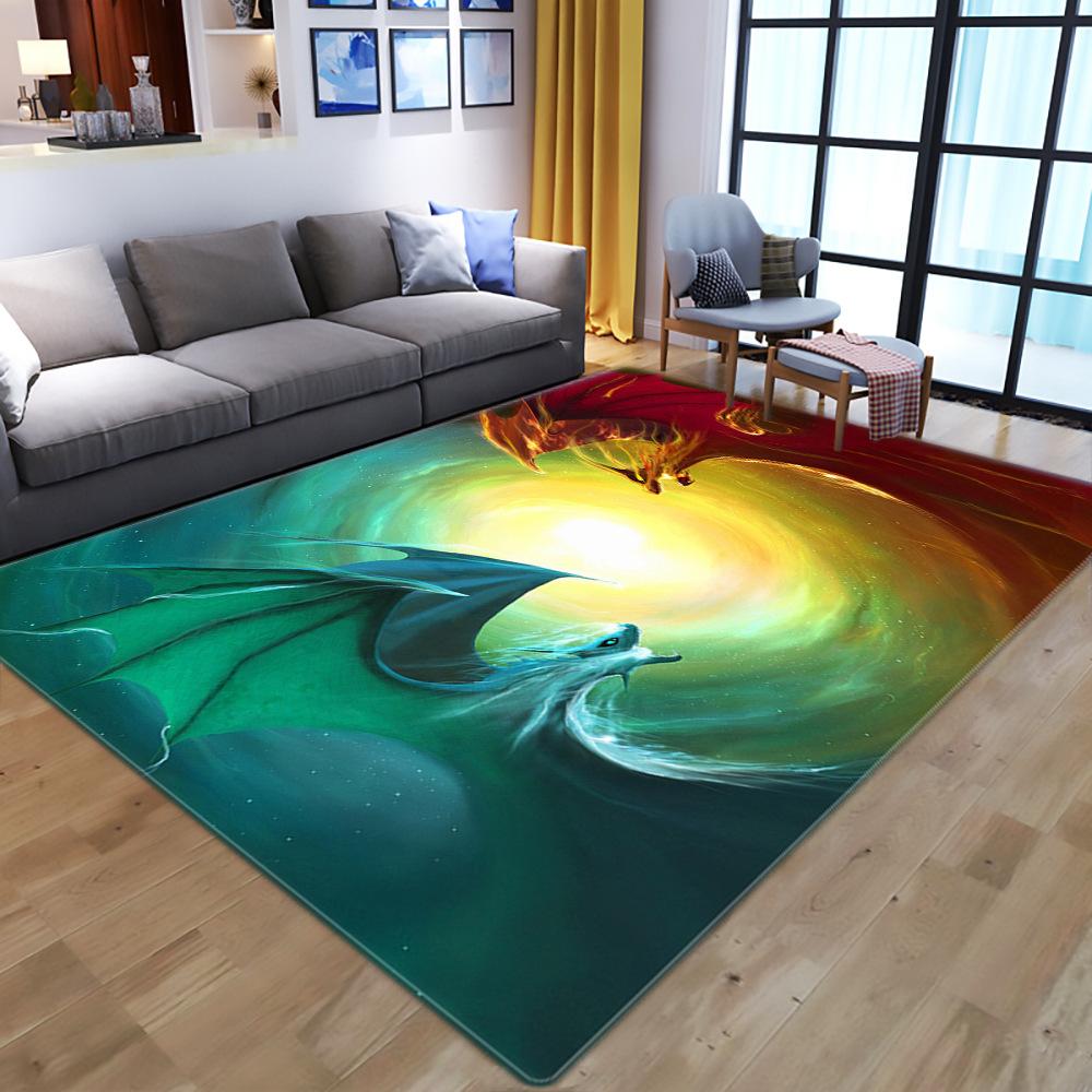 Living Room 3D Printed Carpet Floor Mat Bedroom Carpet Children'S Non-Slip Crawling Carpet Floor Mat