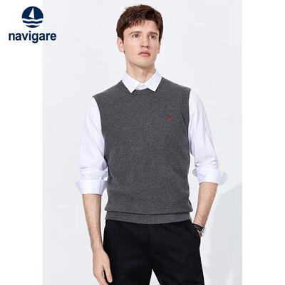 Men's Sleeveless Knit Sweater Vest