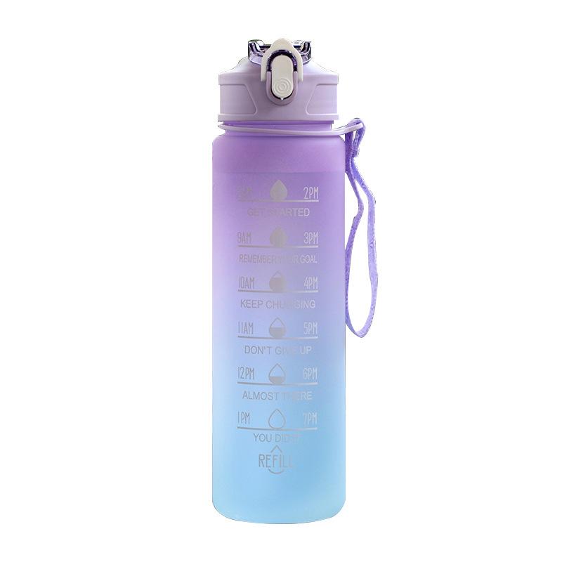 Durable Frosted Water Bottle: Stylish, Portable, and Wear-Resistant Summer Sports Cup