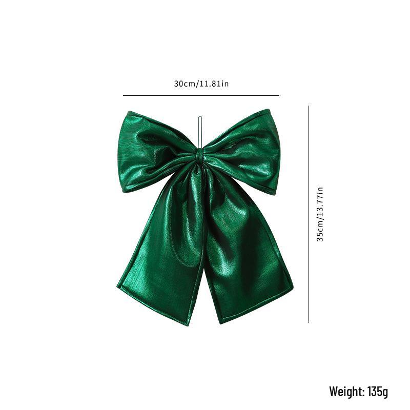 Hot Selling Christmas Plush Bow Pendant Tree Ornament