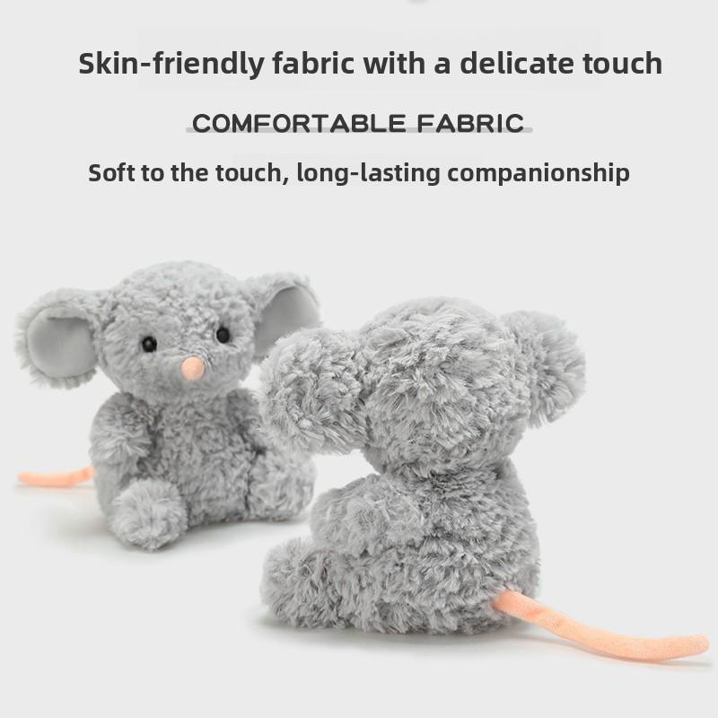 Cute Mouse Plush Toy With Pp Cotton Filling For Kids And Animal Collectors