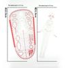 1Pcs Clear Illustration Diy Quilting Clothing Design Rulers Fashion Drawing Template Ruler For Drafting Clothing Designers
