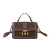 Popular New Retro Portable Small Square Bag, High-end Texture Niche Design, Light Luxury Shoulder Bag